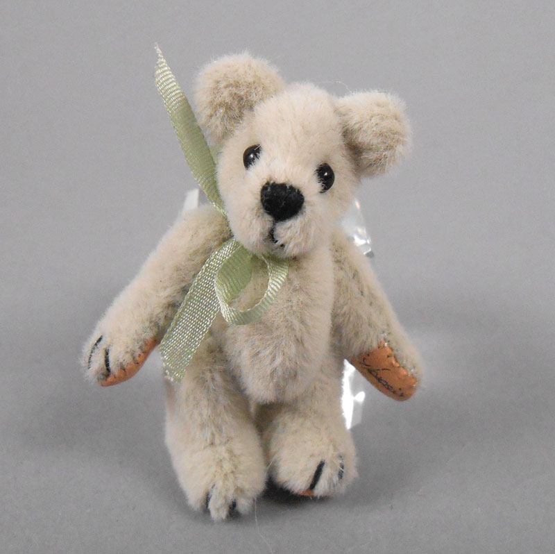 Light Grey Velvet 2 inch Bear